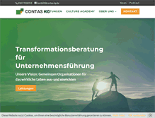 Tablet Screenshot of contas-kg.de